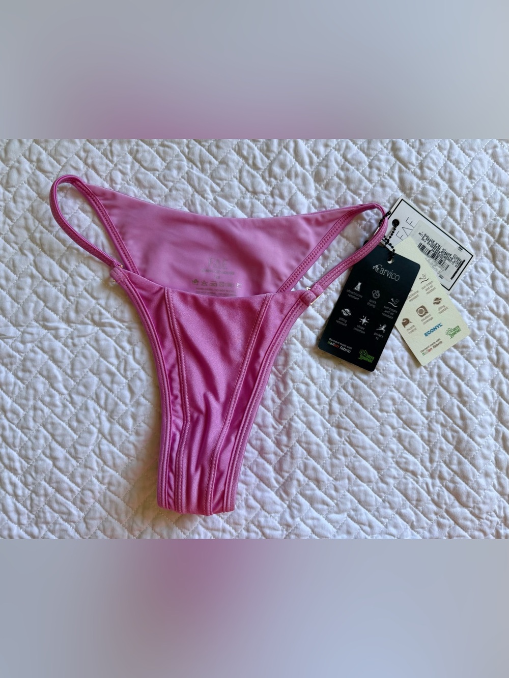 NWT: FAE Pink Bikini Bottom with Tags - Bright Pink